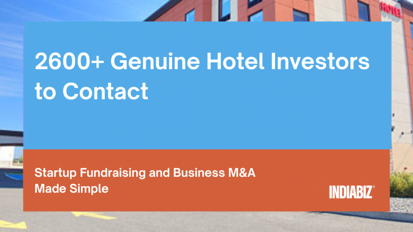2600+ hotel investors available in 2026 at IndiaBizForSale for fundraising and exit