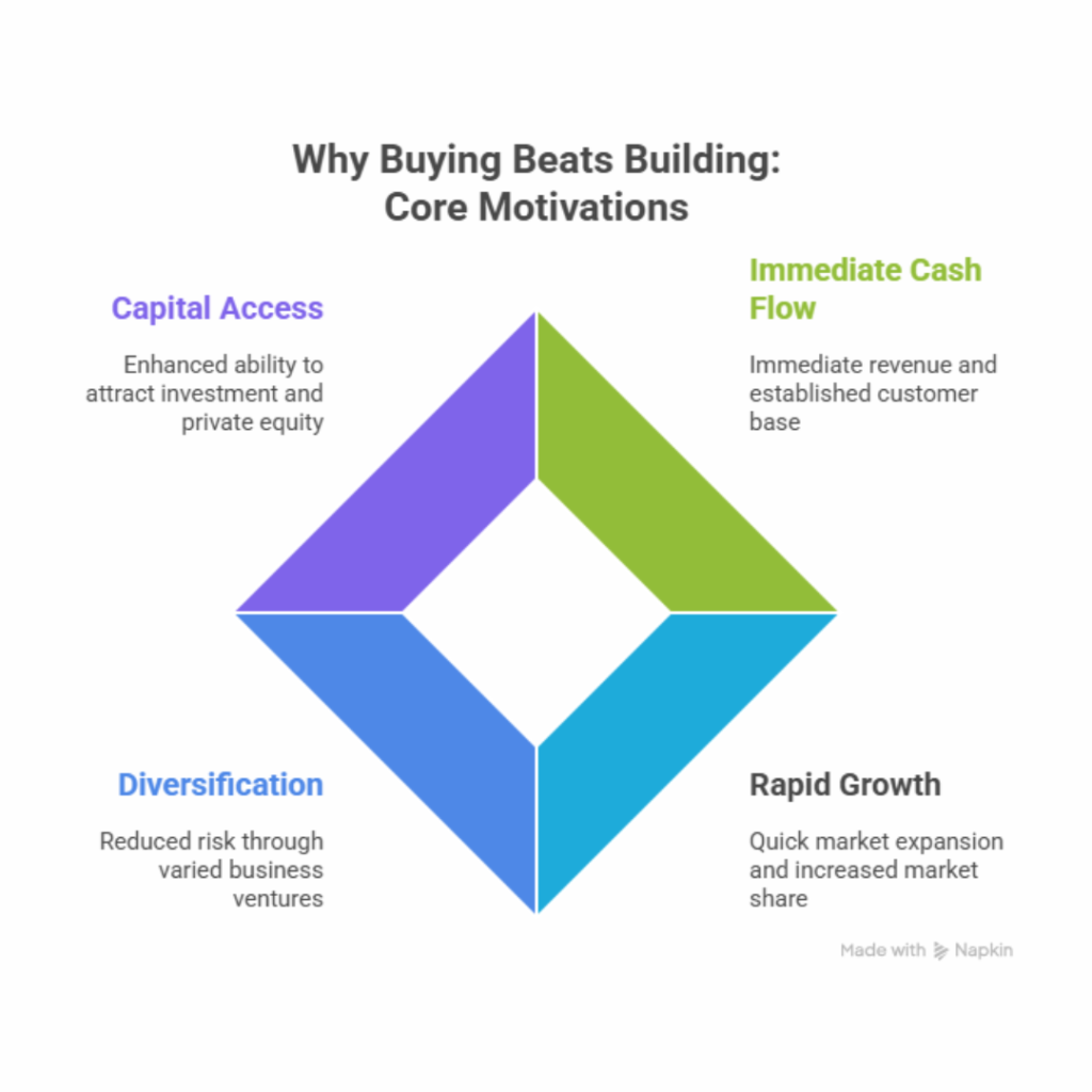 Why Buying Beats Building: Core Motivations