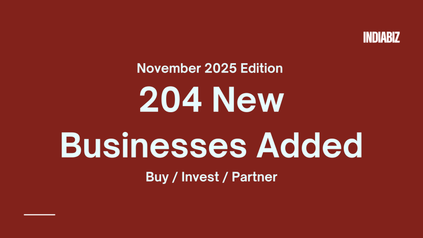 Indiabizforsale November 2025 Business Opportunities Update