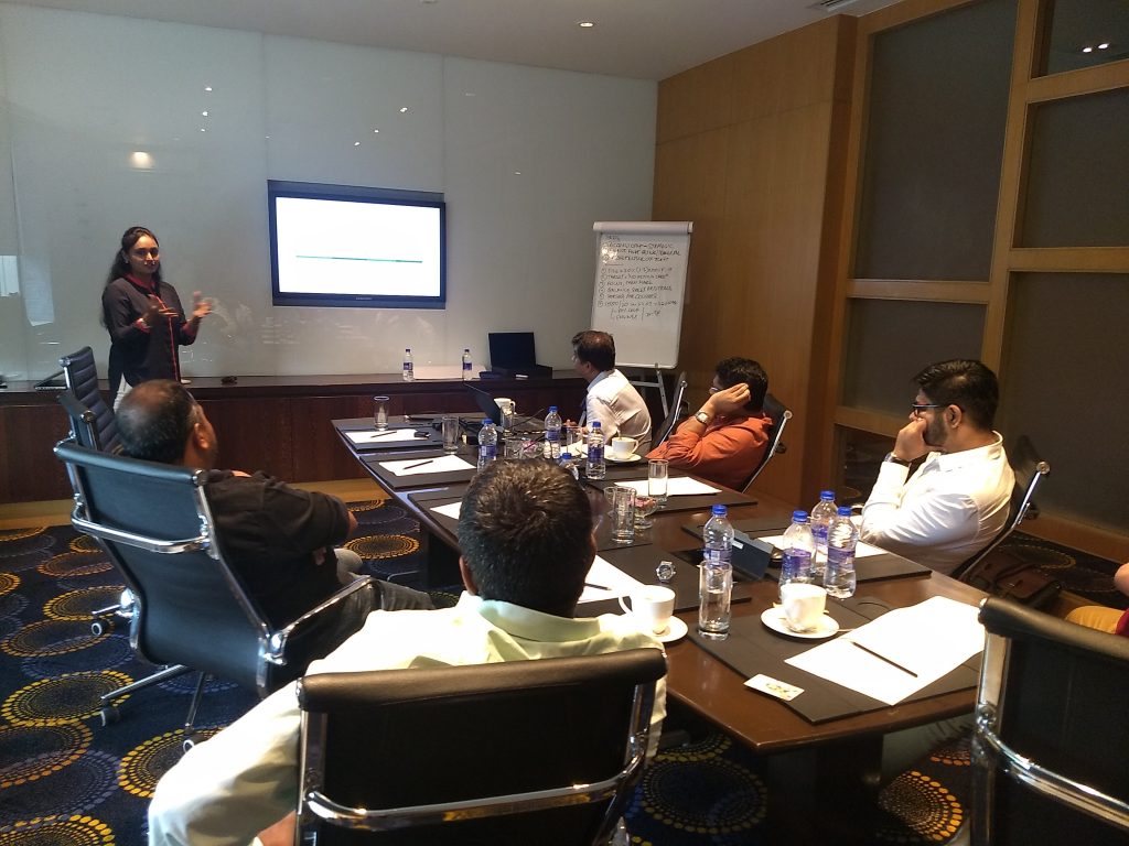 IndiaBizForSale team explaining process to clients