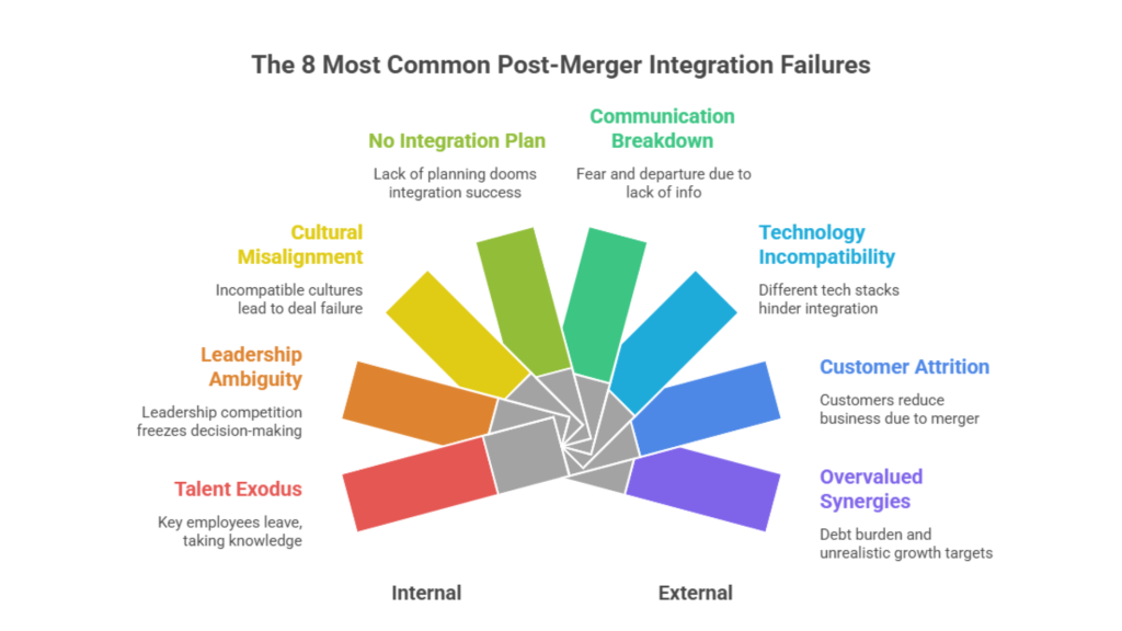 The 8 Most Common Post Merger Integration Failures