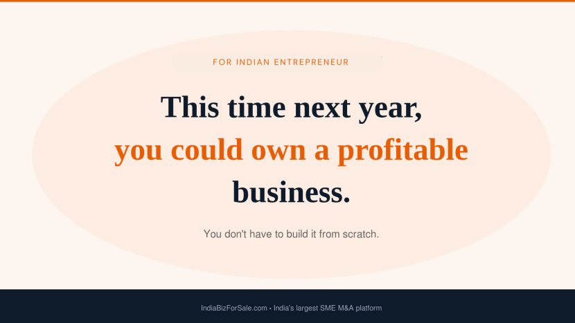 Buying a Business vs. Starting One in India (Updated 2026): The Real Math