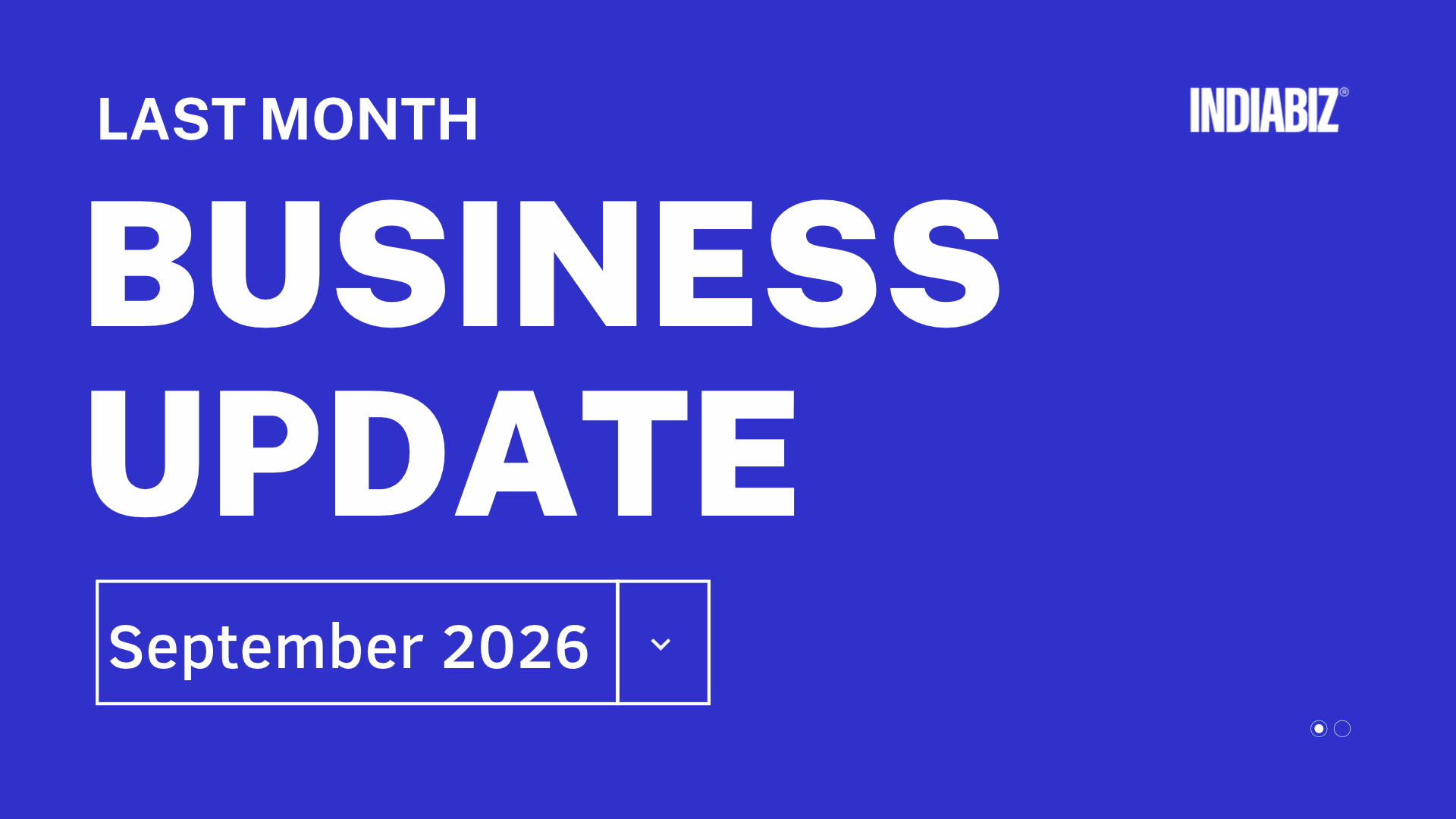 261 business update - september 2026