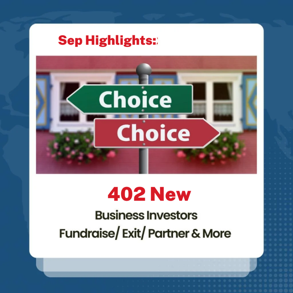 Sep 2026 business investors update | Indiabizforsale